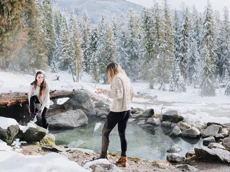 Top 3 Secret Hot Springs - La Mesa RV Hot Springs in the Winter