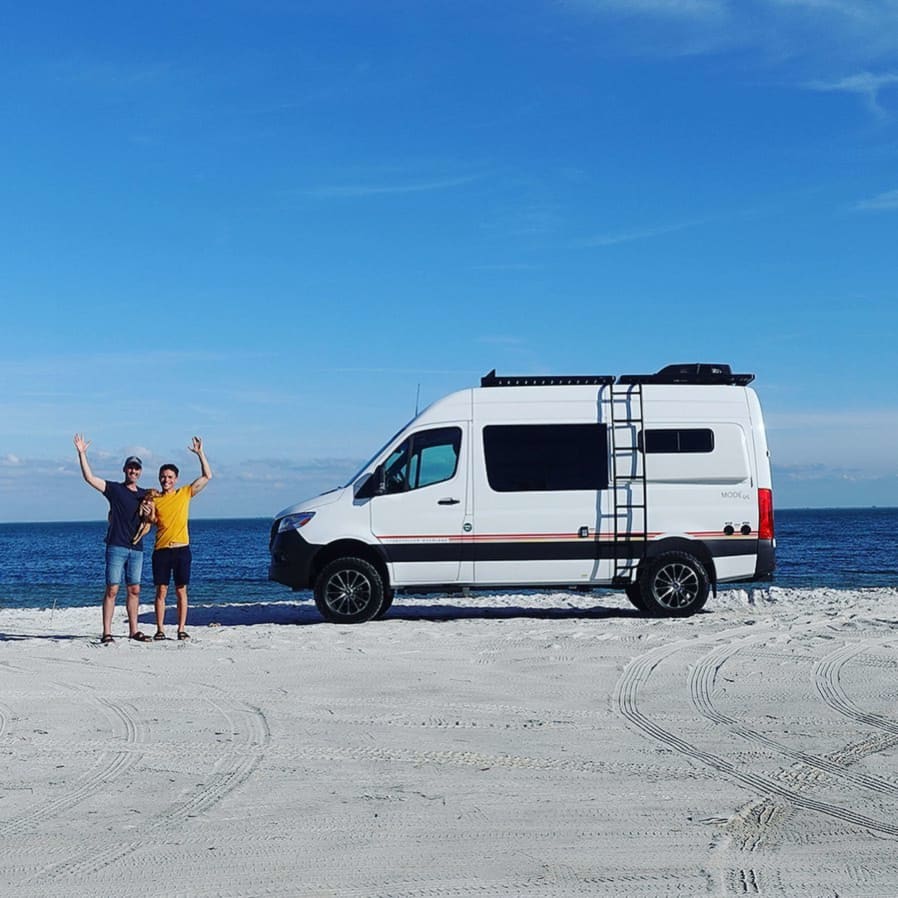 Chad and Paul People living the Vanlife