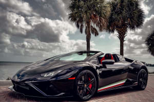 2022 Lamborghini Huracan EVO Spyder (Convertible) Italy undefined For Rent In Miami Fort Lauderdale Palm Beach South Florida