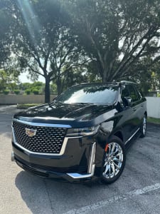 2021 Cadillac Escalade  (Black) For Rent In Miami Fort Lauderdale Palm Beach South Florida