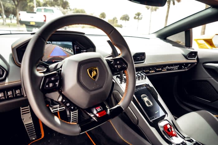 Image #3 of our 2022 Lamborghini Huracan EVO  (Orange) In Miami Fort Lauderdale Palm Beach South Florida