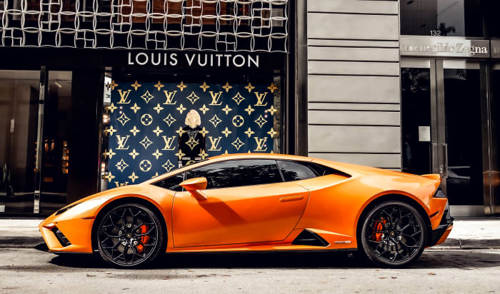 Image #6 of our 2022 Lamborghini Huracan EVO  (Orange) In Miami Fort Lauderdale Palm Beach South Florida