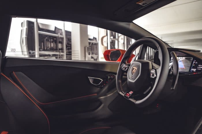 Image #7 of our 2022 Lamborghini Huracan EVO  (Orange) In Miami Fort Lauderdale Palm Beach South Florida