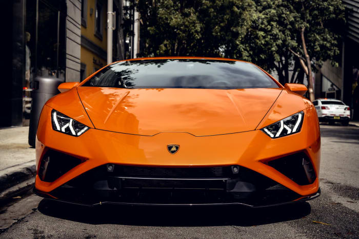 Image #9 of our 2022 Lamborghini Huracan EVO  (Orange) In Miami Fort Lauderdale Palm Beach South Florida