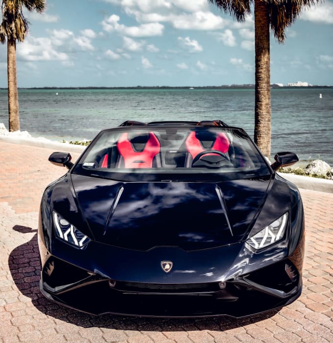 Image #5 of our 2022 Lamborghini Huracan EVO Spyder (Convertible) Italy (Black) In Miami Fort Lauderdale Palm Beach South Florida