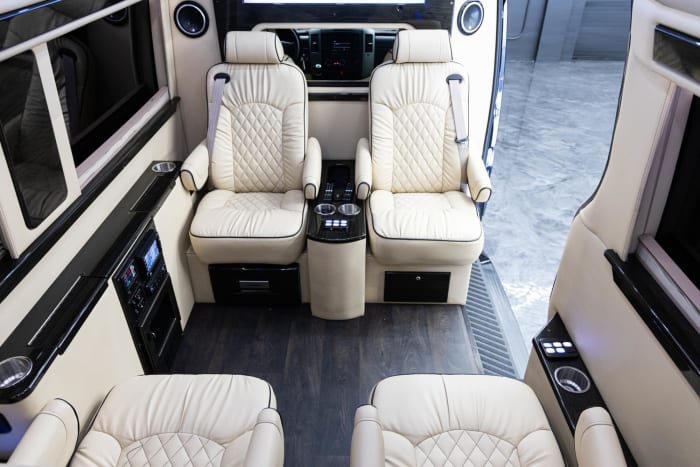 Image #14 of our 2022 Mercedes Benz Sprinter Party Van (Black) In Miami Fort Lauderdale Palm Beach South Florida