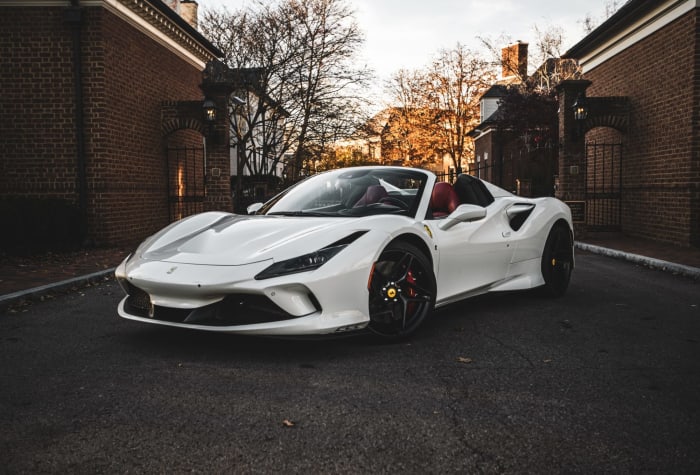 Image #0 of our 2022 Ferrari F8 Spyder (Convertible) (White) In Miami Fort Lauderdale Palm Beach South Florida