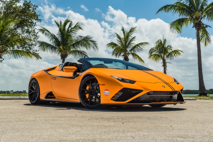 Rent a Lamborghini Huracan EVO in Wellington