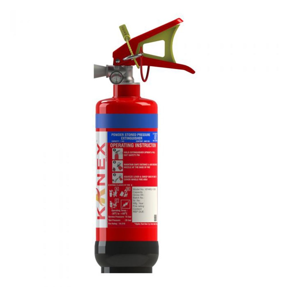 1 KG ABC Fire Extinguisher (MAP 40 Based Portable Stored Pressure)