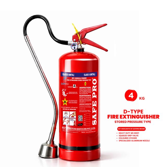 D-Type Metal Fire Extinguisher