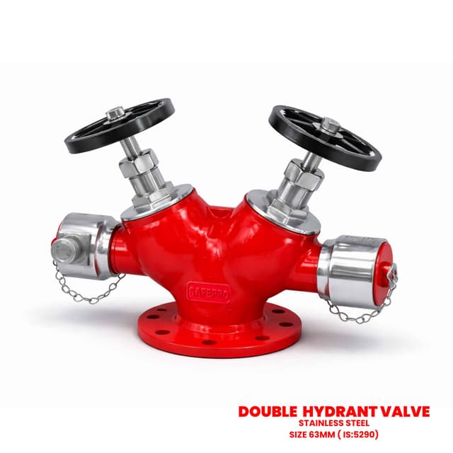 Double SS Hydrant Valve