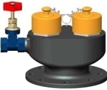 Cast Iron 2 Way Breeching Inlet