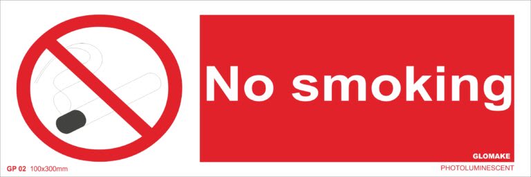 Photoluminescent Prohibition Signs — view 2