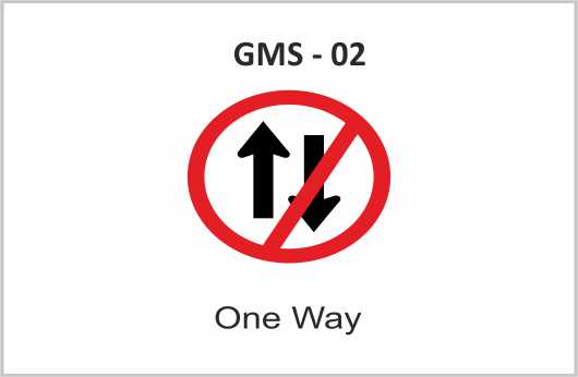 Reflective Mandatory Road Signs — view 2