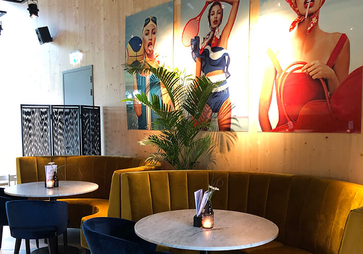 Interieur Beachclub Woody's