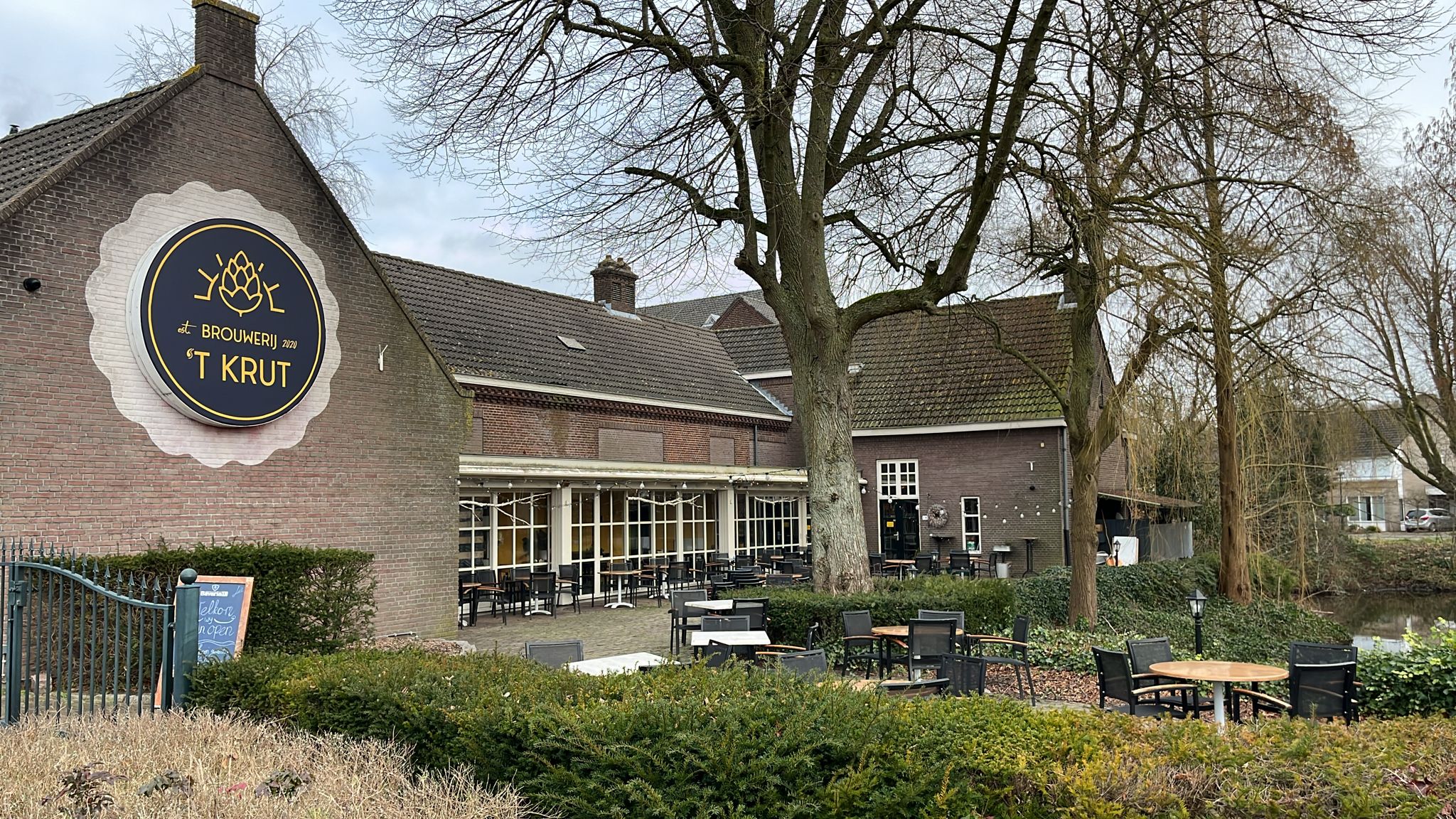 Brouwerij 't Krut met terras