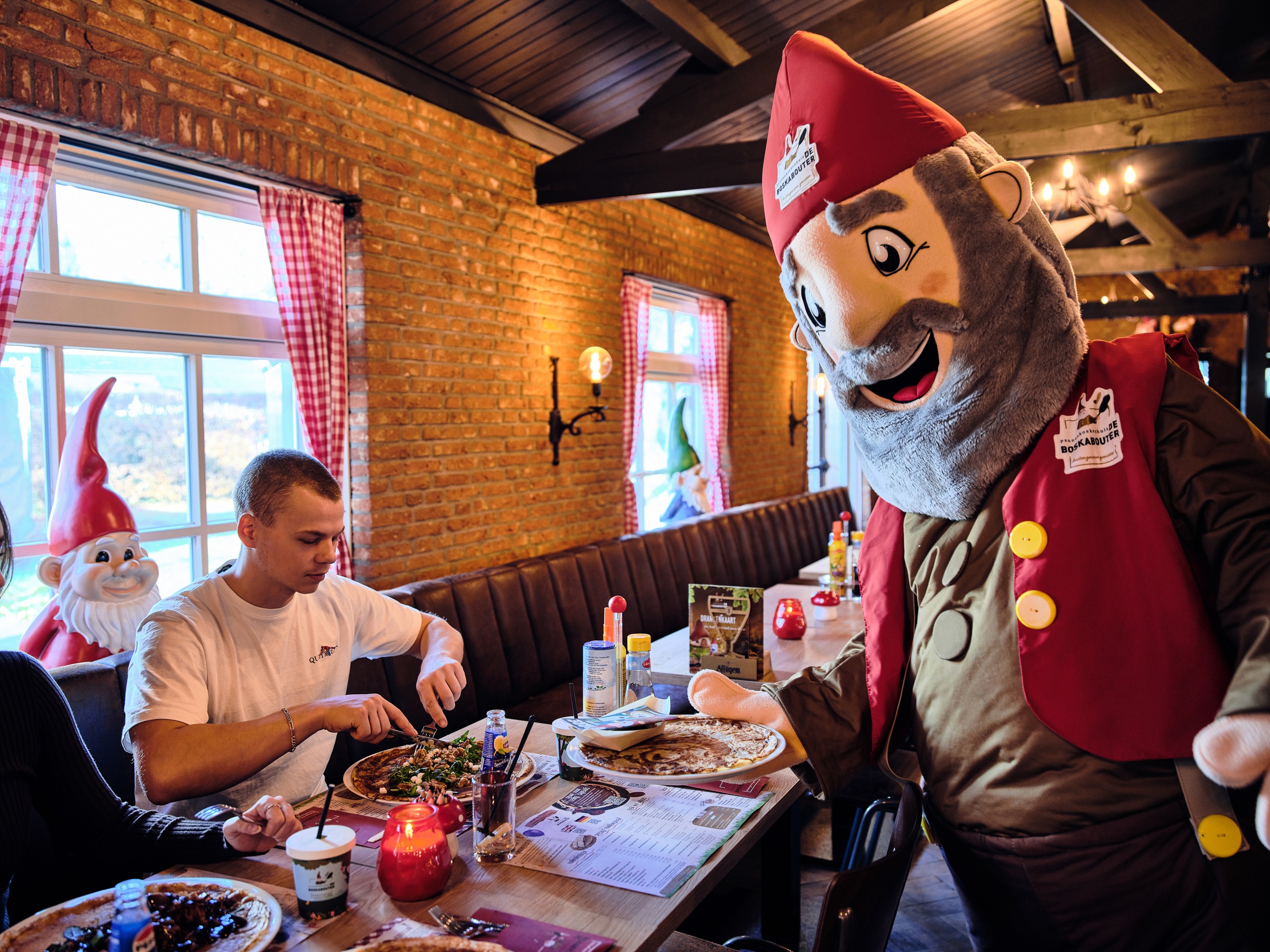 Pannenkoeken eten bij Nico de boskabouter.