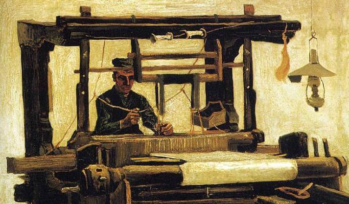 Vincent van Gogh schilderde dilverse thuiswevers, vooral in Nuenen