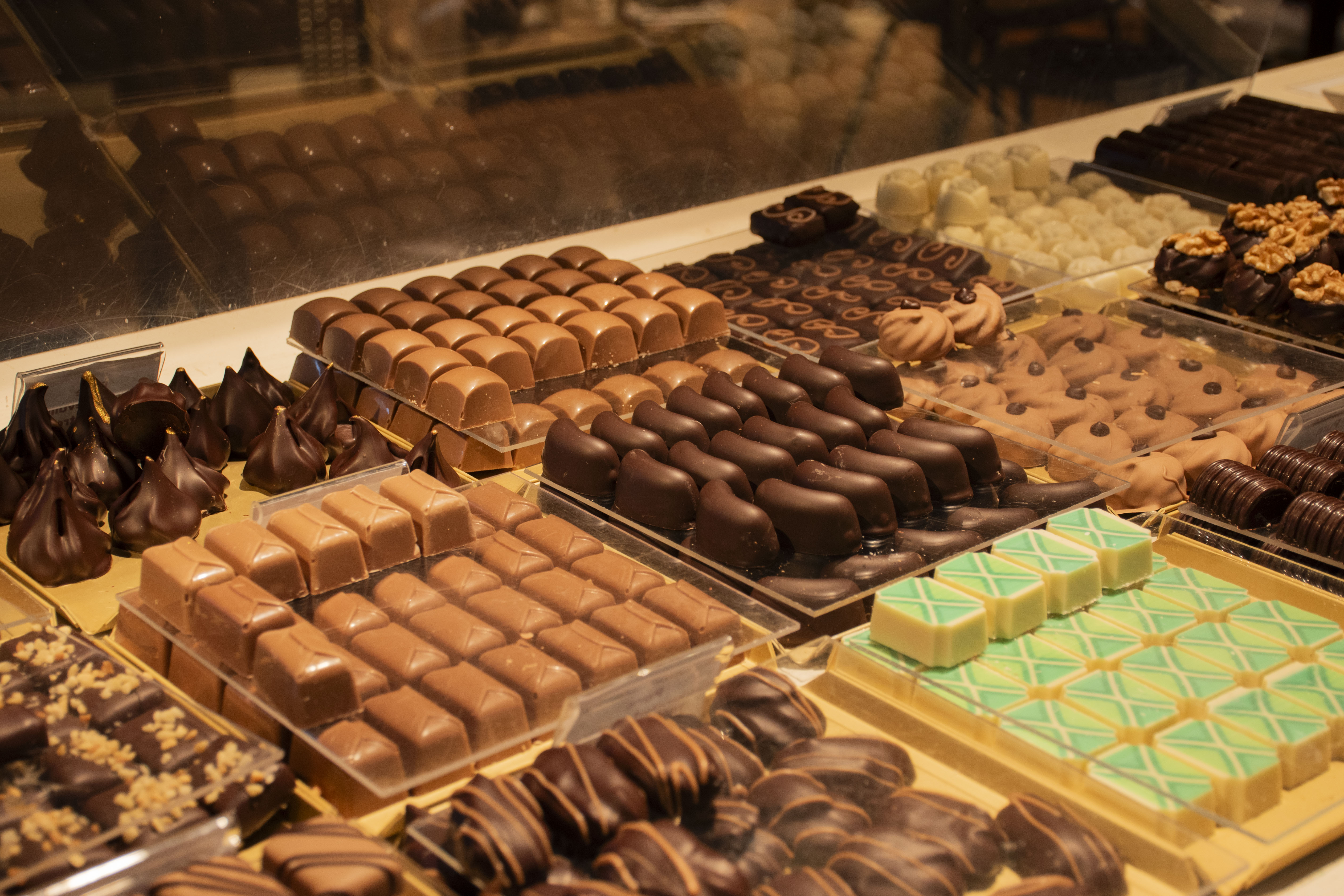 Handgemaakte bonbons van pure ingrediënten