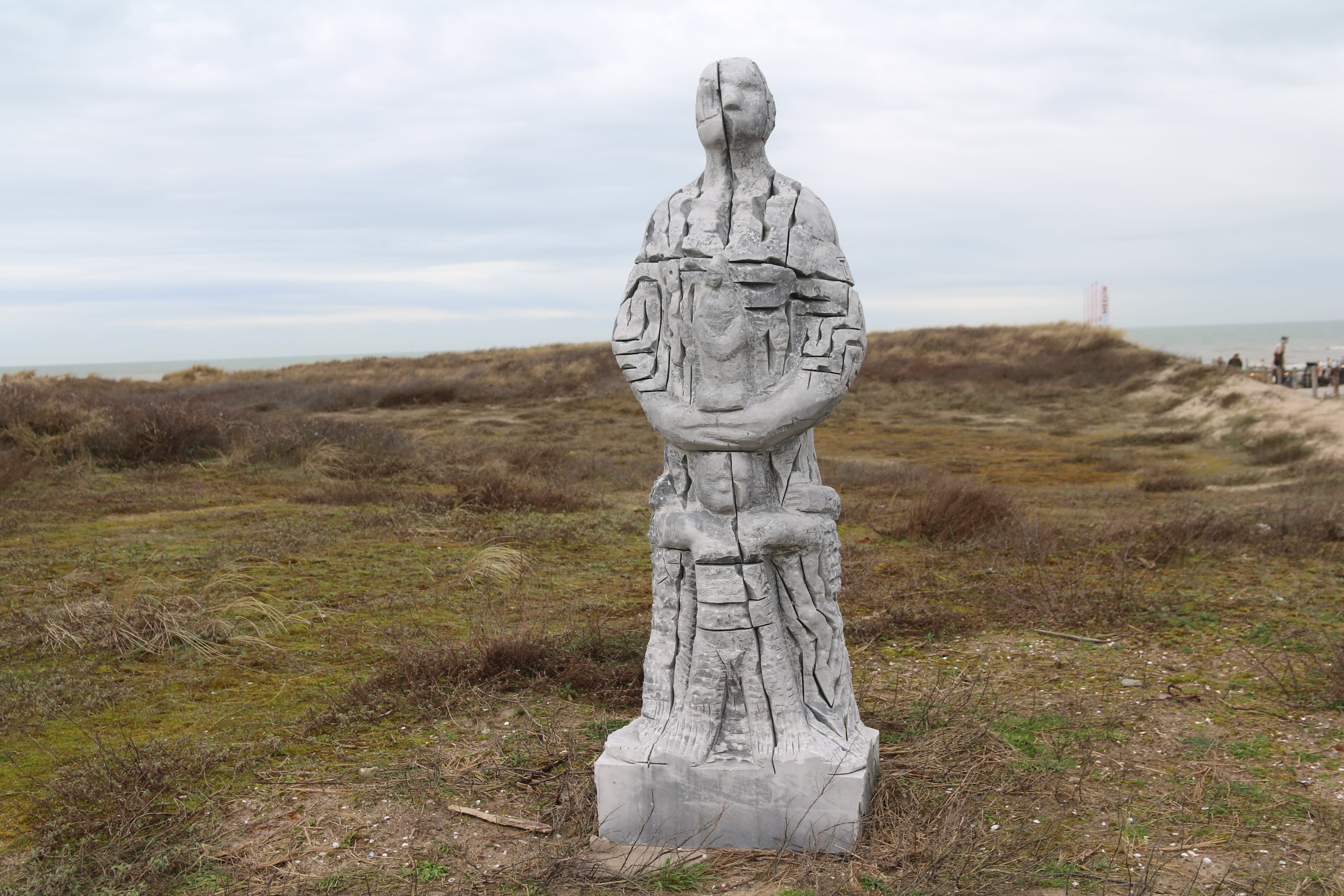 Beeld Family Wilhelmina Boulevard Noordwijk