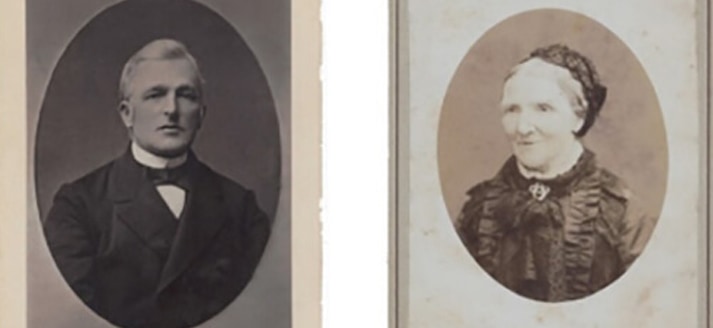 Vader Theodorus van Gogh en moeder Anna Cornelia Carbentus