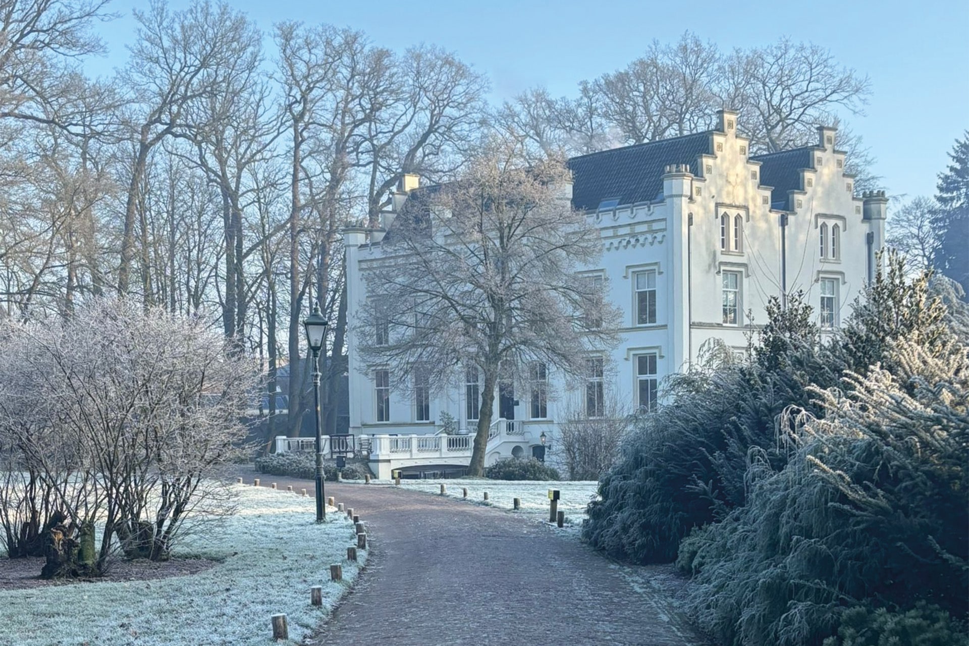 Winterse sfeer bij Huis Scherpenzeel