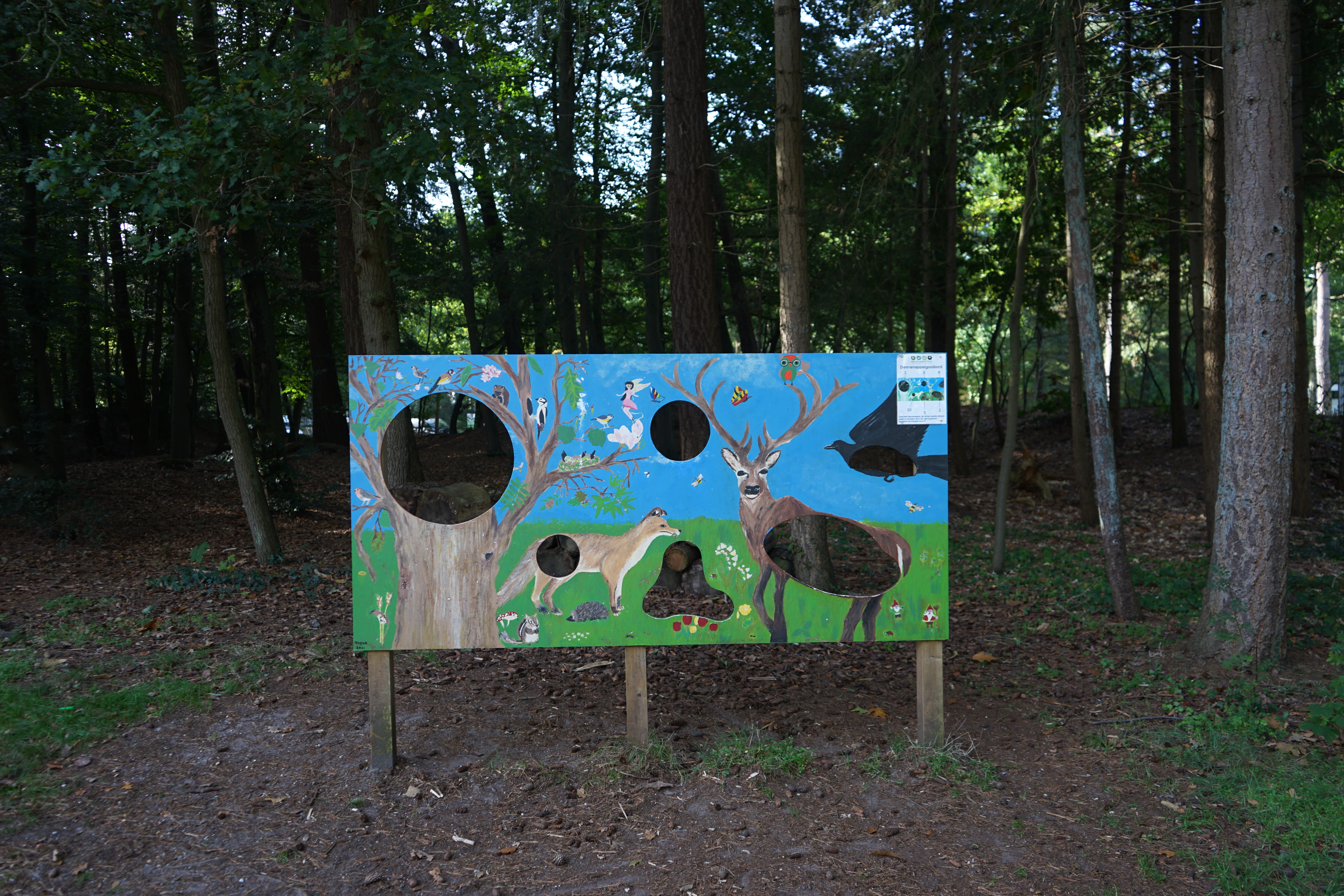 Bezoekerscentrum Zandenbos - Wildbord