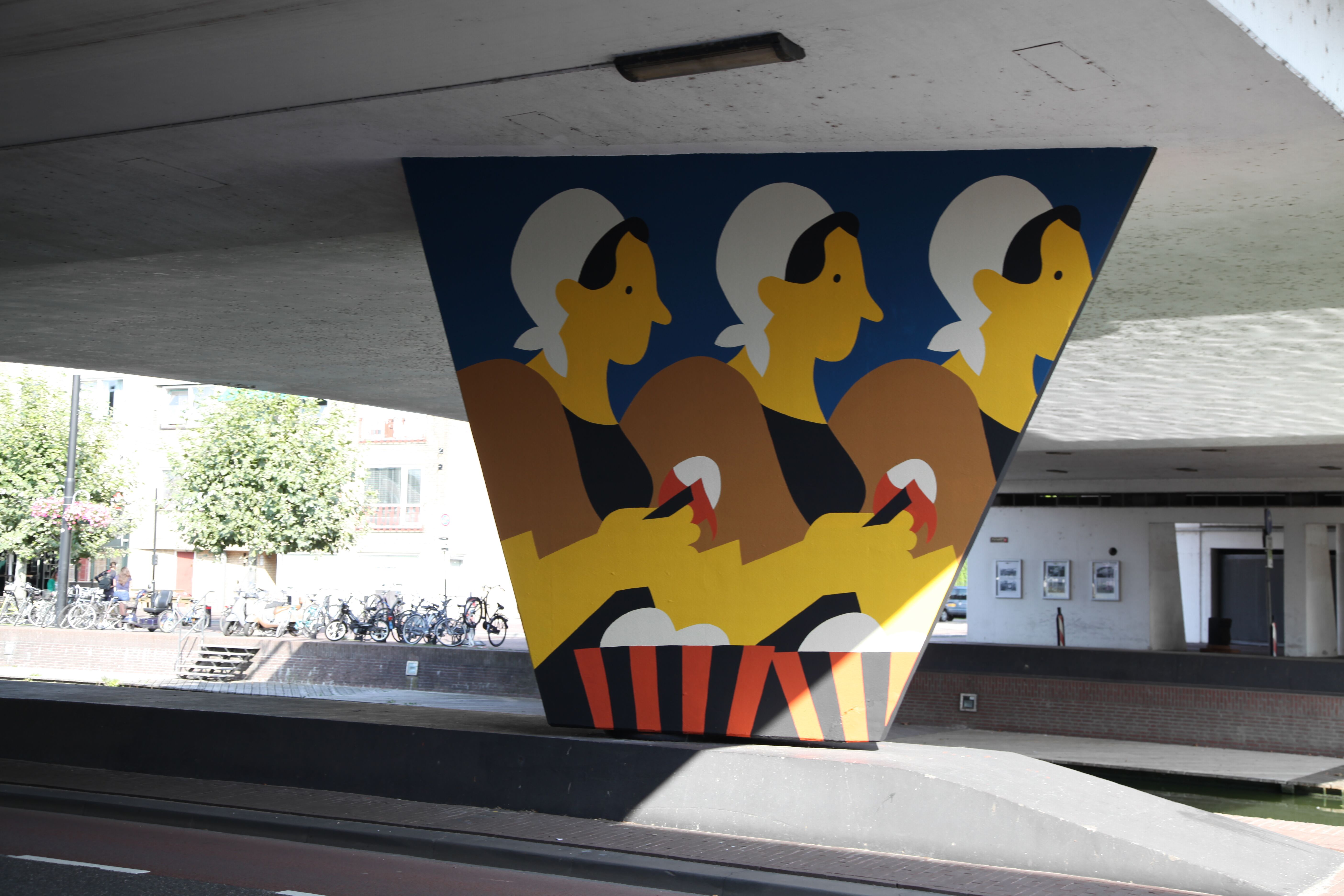 Van Gogh Mural door Ilse Weisfelt