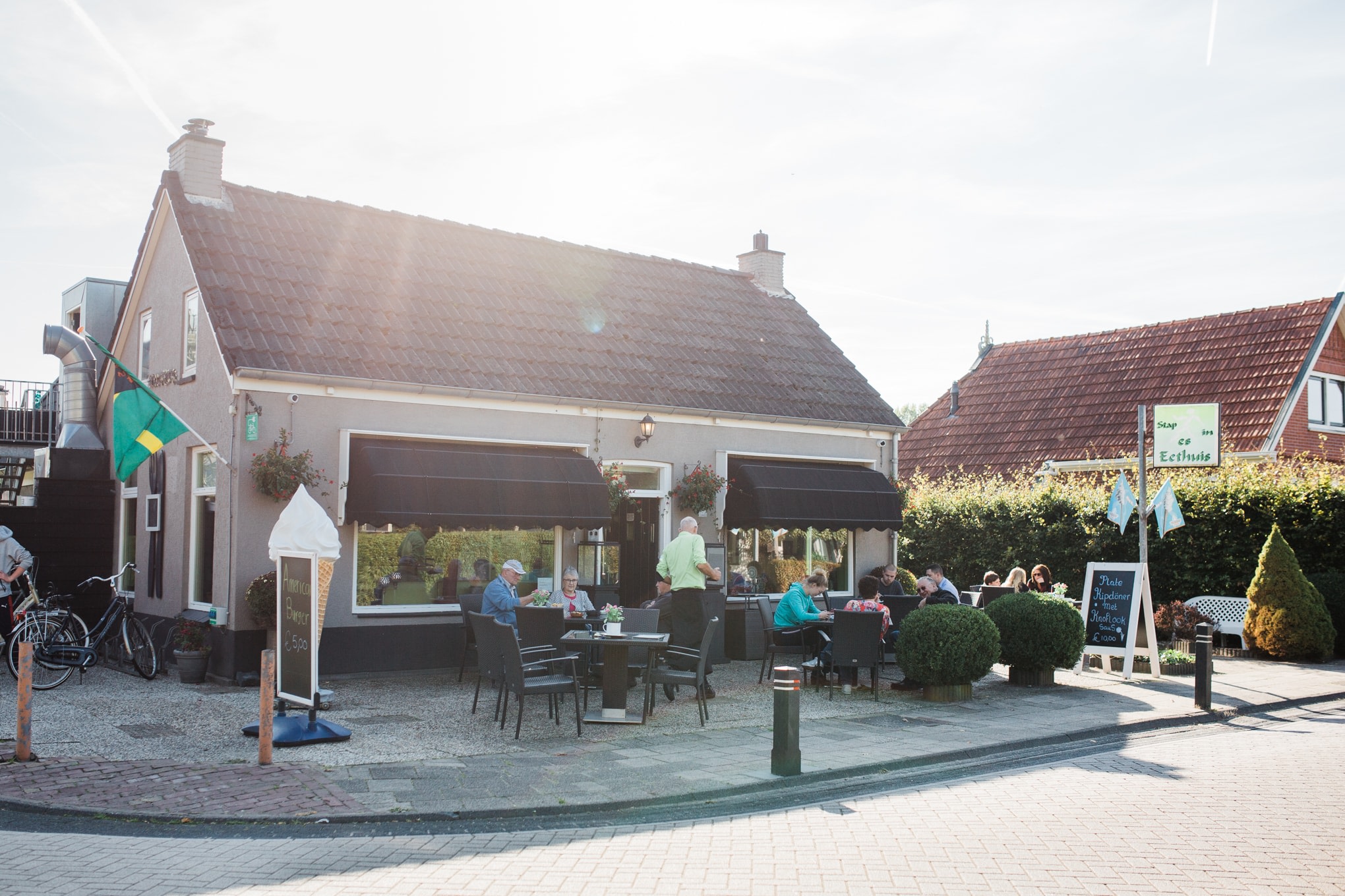 Het aanzicht van Eethuis Stap Es In