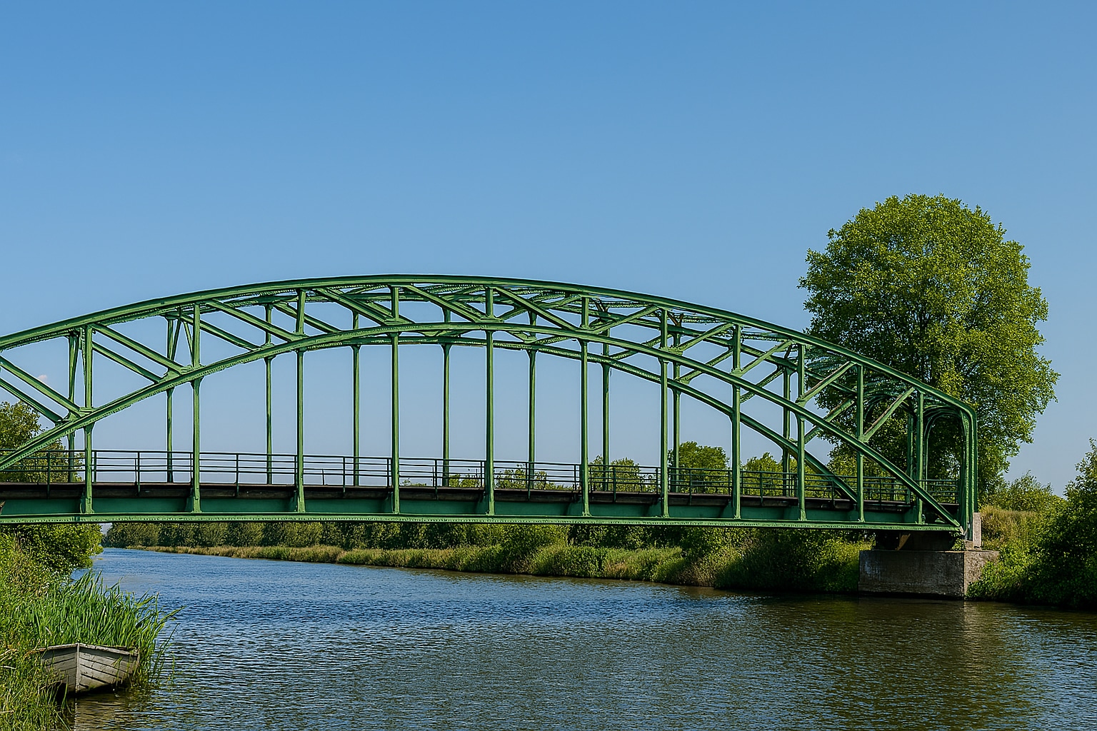 Illustratie Trambrug Schipluiden