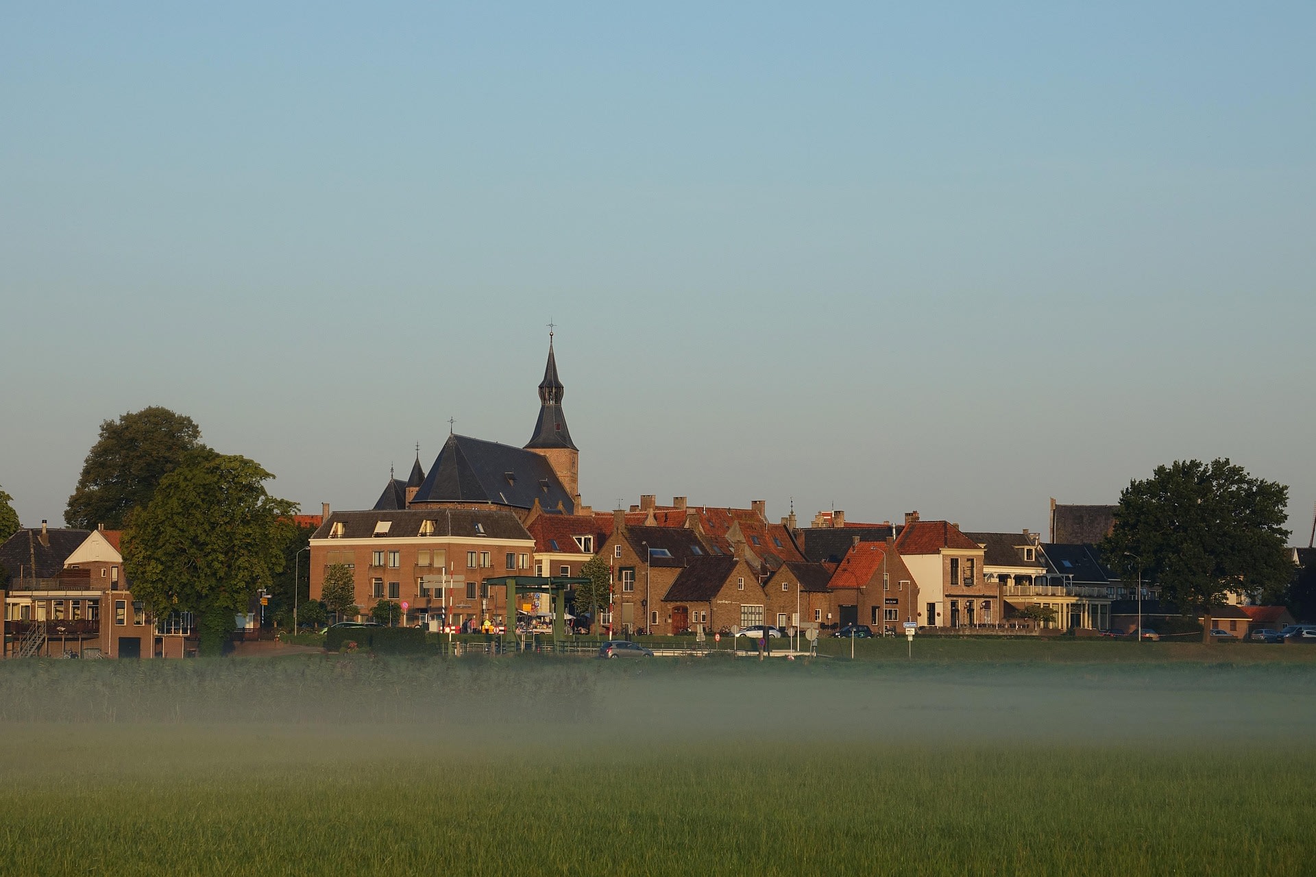 Lijst met uitzicht op Hattem