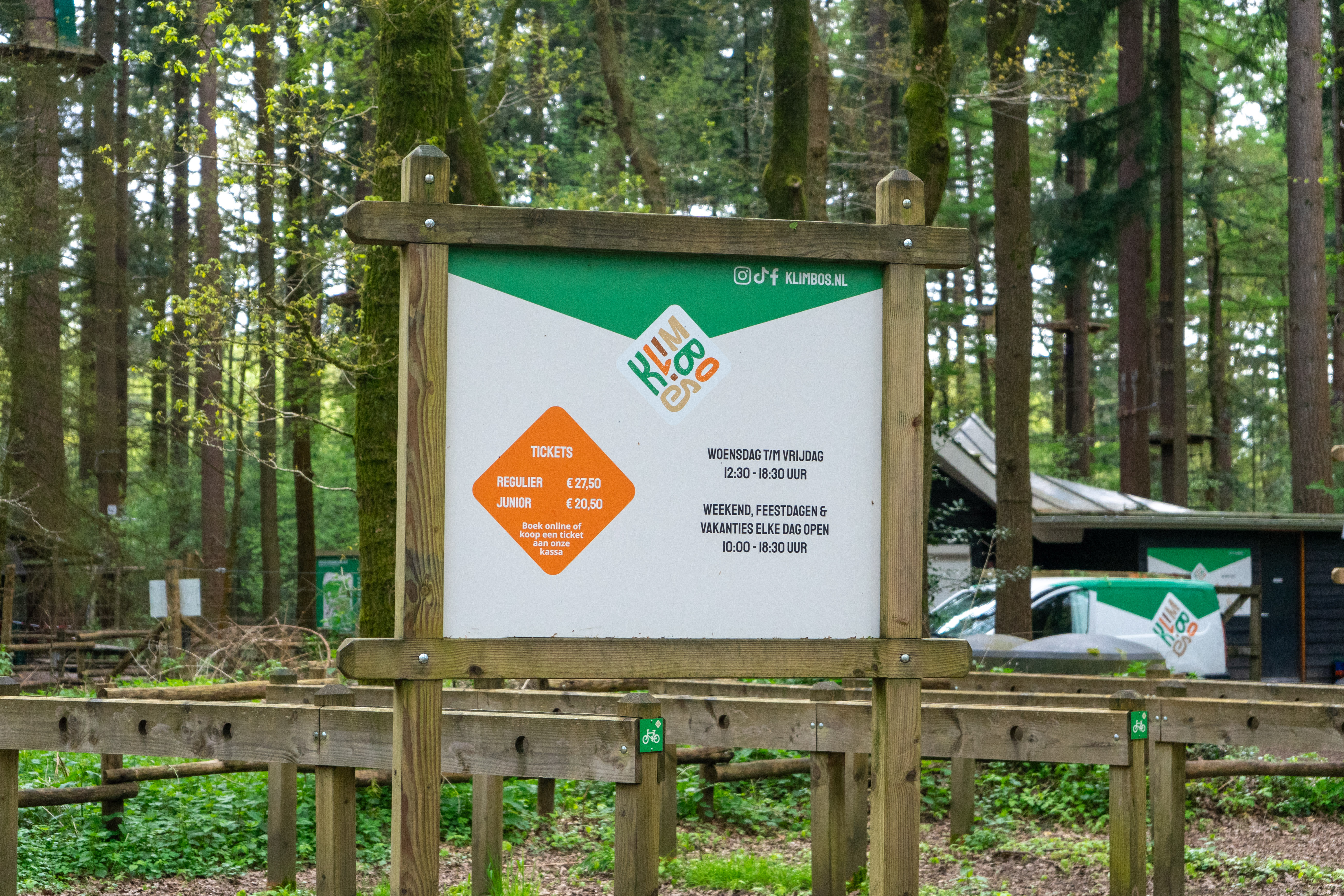 Klimbos Lage Vuursche infobord