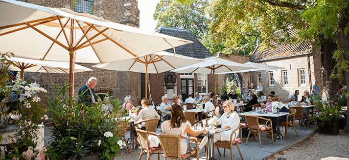 Museum Gouda terras en café