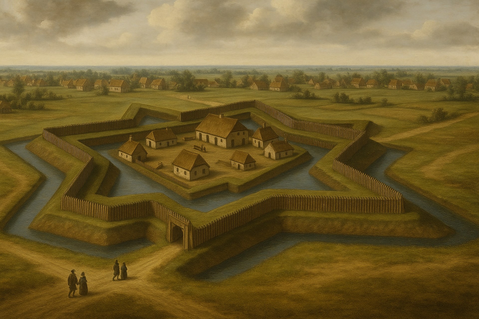 Illustratie van de Tolbrugschans