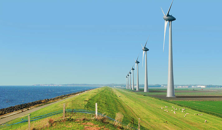 Windmolens Noordoostpolder