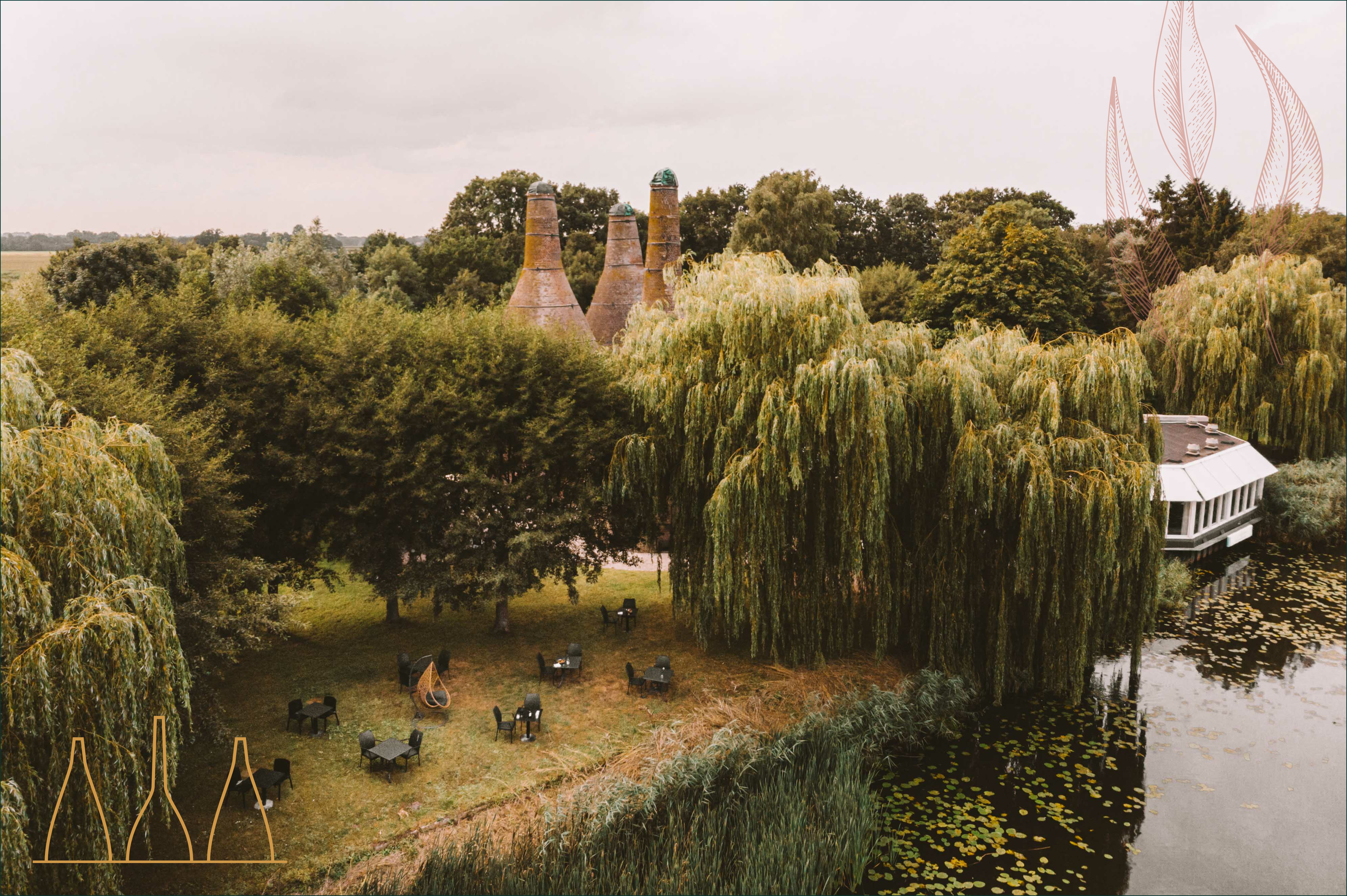 Torens van de kalkovens in Meppel