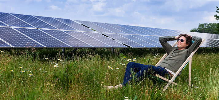 Sekdoornse Plas man in stoel