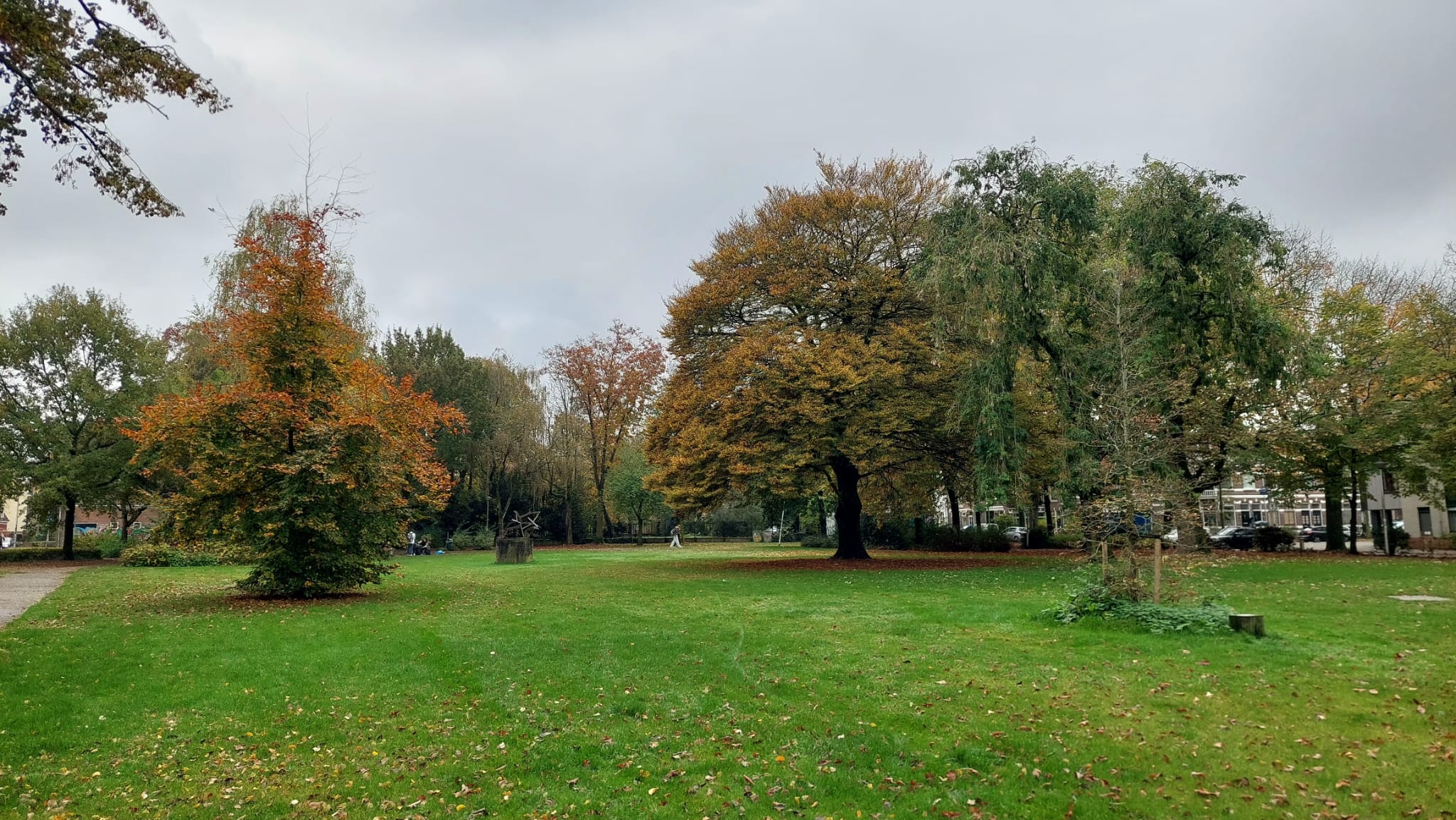 Het nabij gelegen park