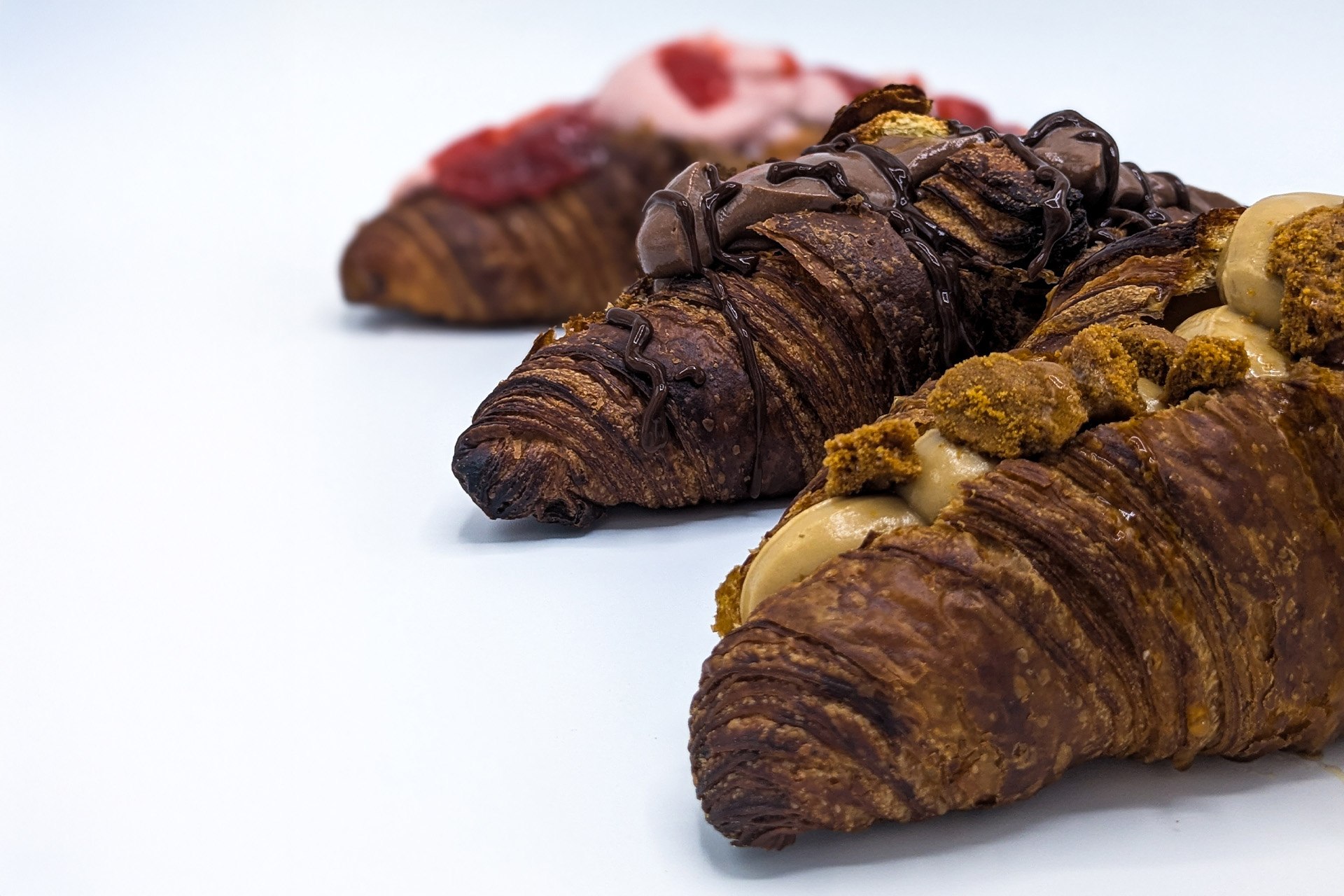 Gevulde croissantjes