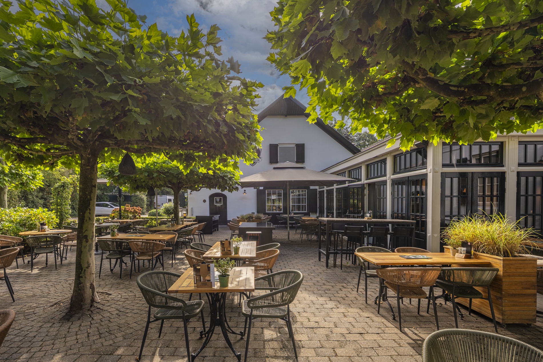 Het terras van De Peerdestal