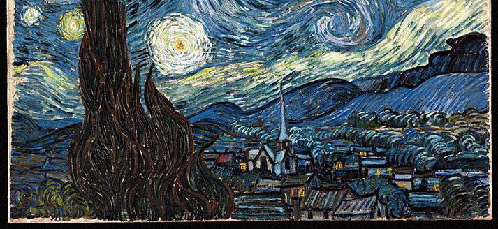 Vincent van Gogh, The Starry Night, Saint Rémy, juni 1889