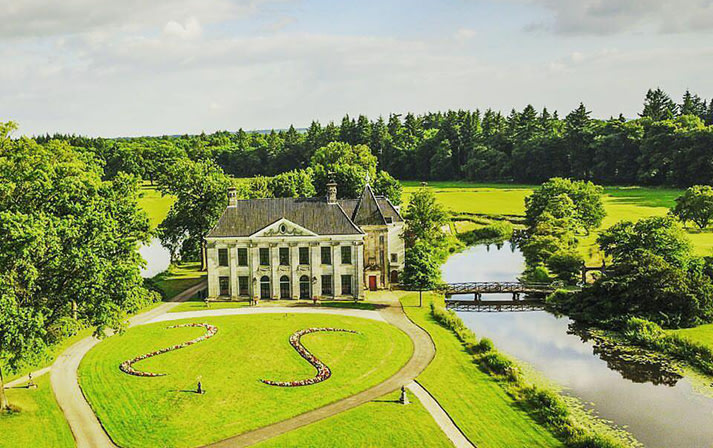Landgoed Singraven luchtfoto