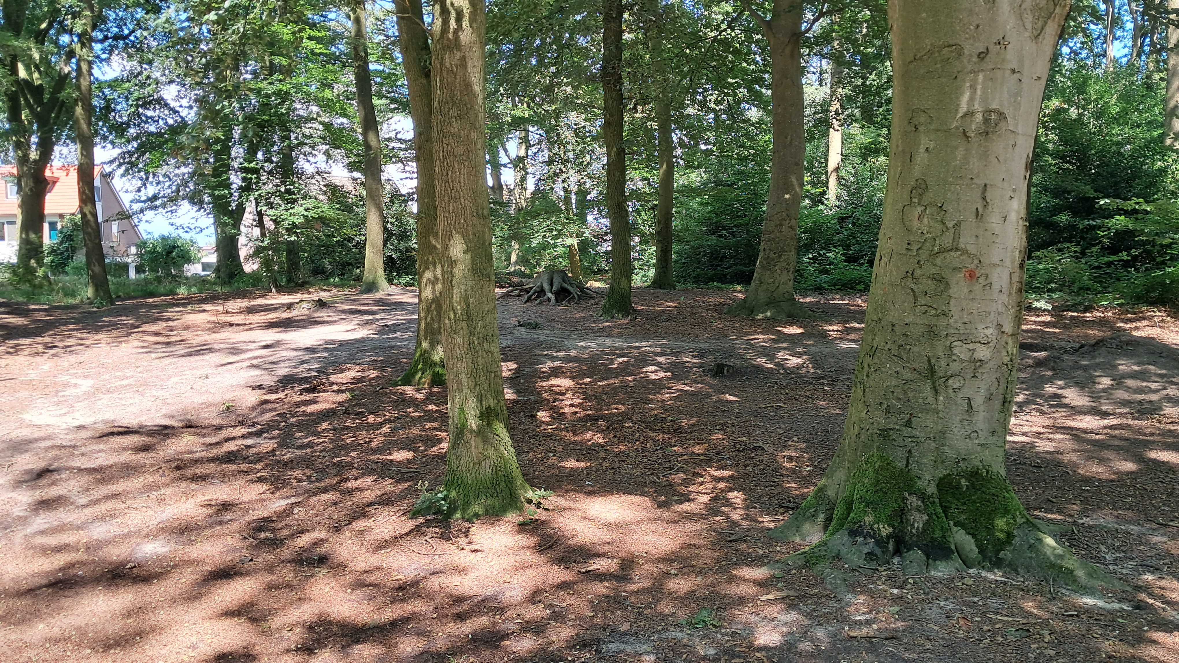 Achter de schans waar Spanjaarden verdekt opgesteld zaten