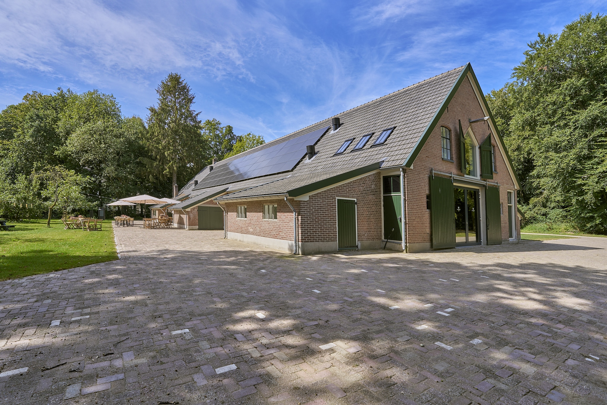 De boerderij van Stadslandgoed Het Woldhuis