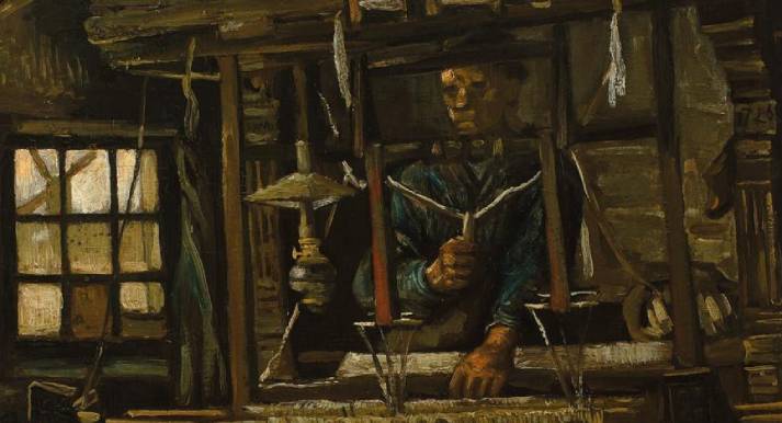 Tilburg, thuiswever (1884)