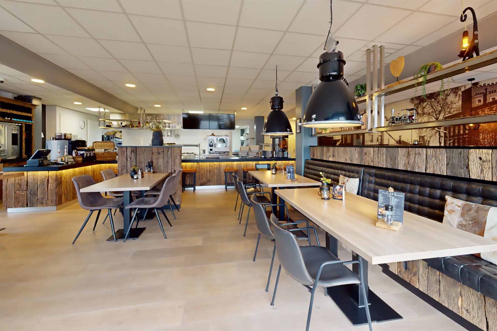 Modern interieur 't Spoorhuys