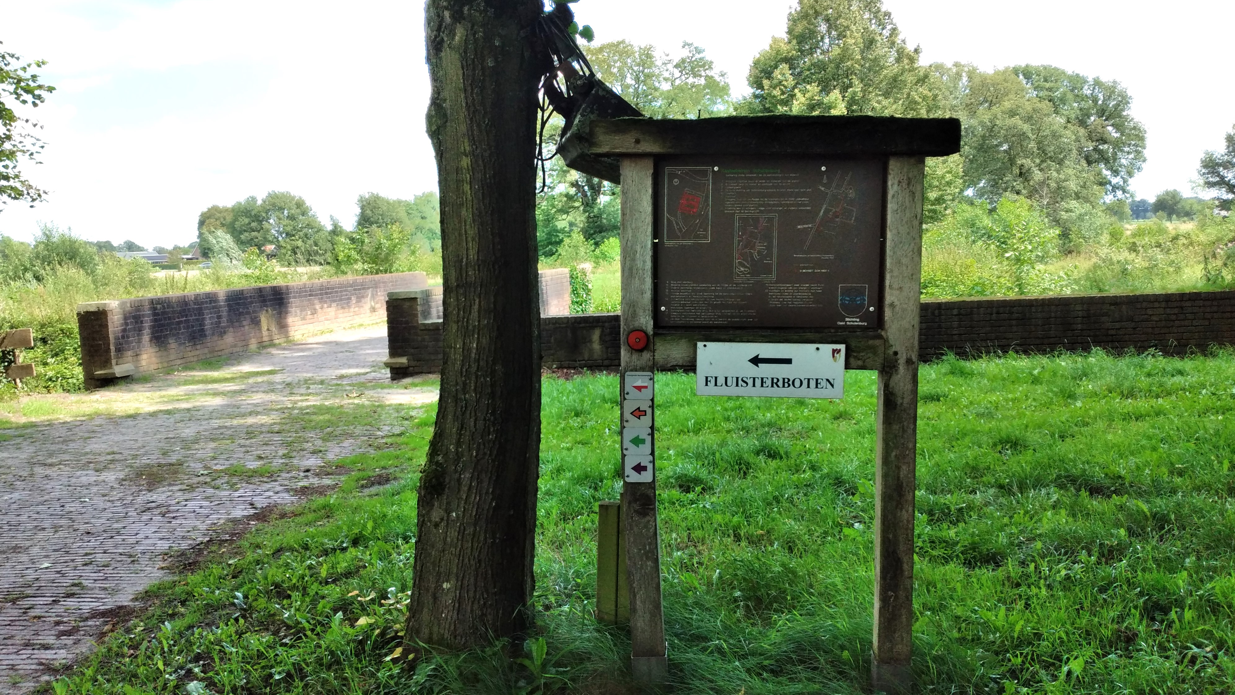 Kasteelterrein Schuilenburg infomatiebord