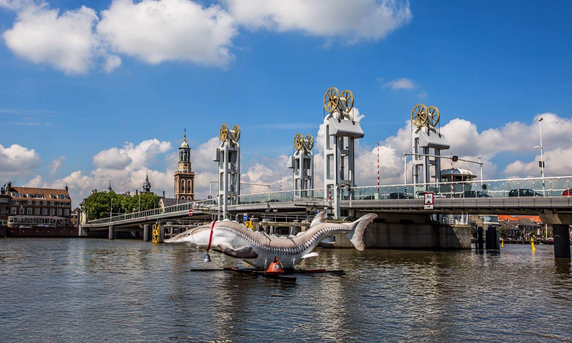 Uitzicht op de IJsselkade
