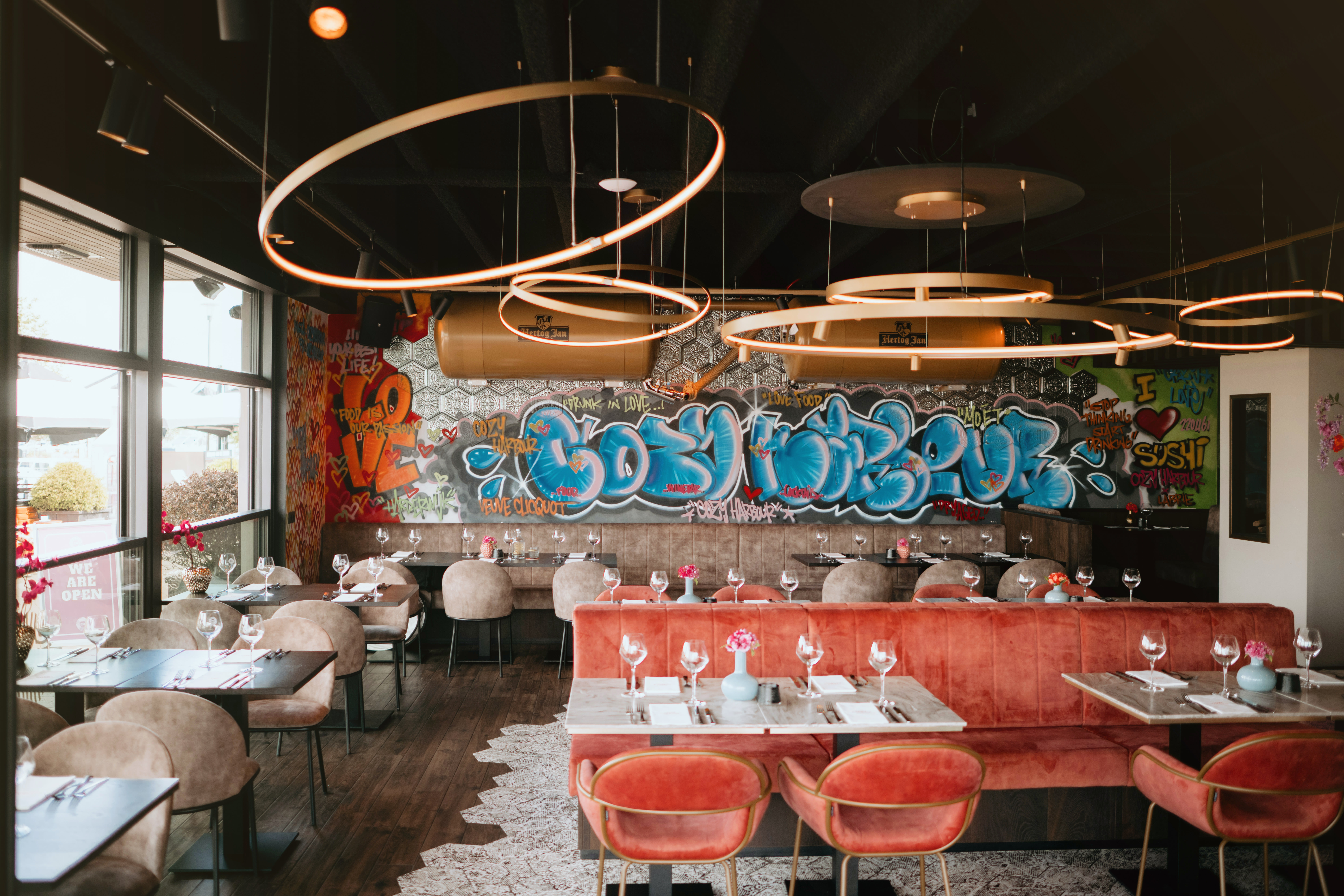 Streetart bij de Cozy Harbour