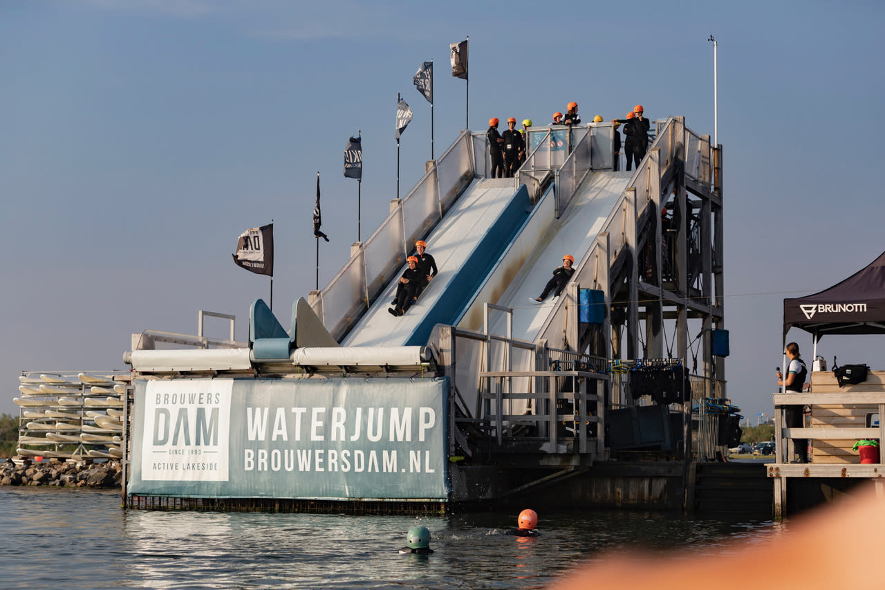 De spectaculaire Waterjump